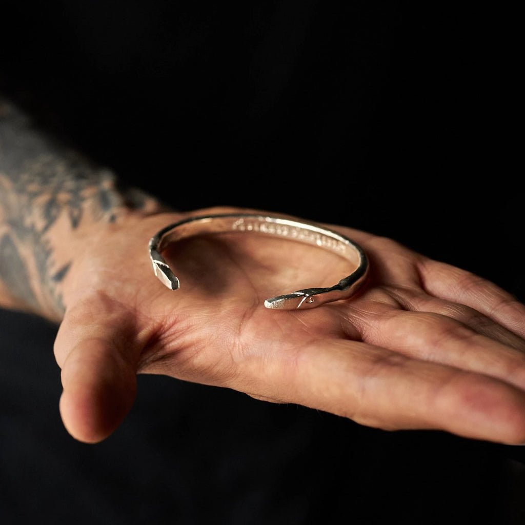SILVER SOS BRACELET